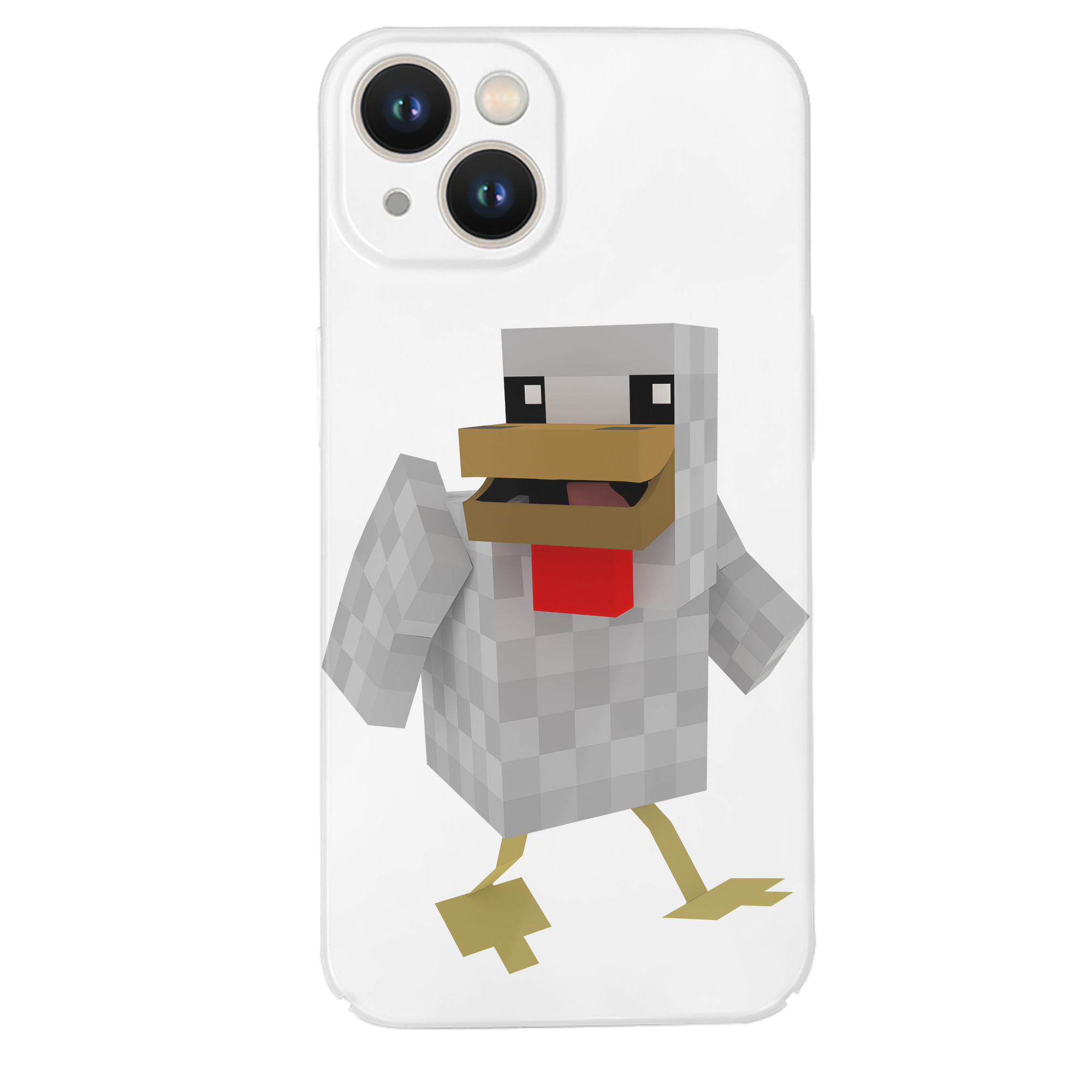 （画像用） マインクラフト ブロックの世界 Minecraft MC Block world 【iPhone 14シリーズ対応】ハードケース